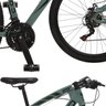 Bicicleta Esportiva Aro 29 Shimano Suspensão Freio a Disco Toro Quadro 18 Alumínio Verde Militar - 5