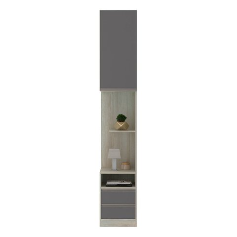 Mesa de Cabeceira Direito 1 Porta 2 Gavetas Prime Plus Luciane