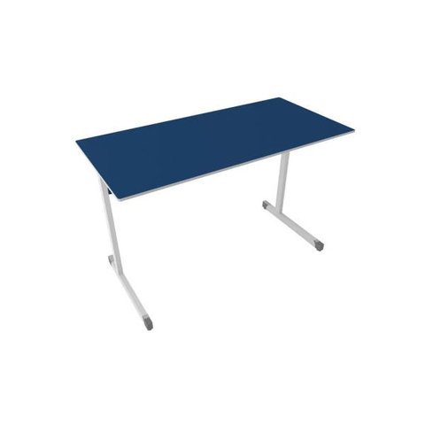 Mesa Escritório Economica 1,20x0,60 - Azul/cinza
