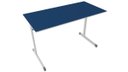 Ver imagem 1 de Mesa Escritório Economica 1,20x0,60 - Azul/cinza