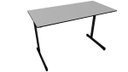 Ver imagem 1 de Mesa Escritório Economica 1,20x0,60 - Cinza/preto