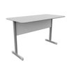 Mesa Escrivaninha para Escritório 1,20x0,60 - Cinza - 1