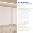 Ver imagem 7 de Armário Aéreo Duplo 120cm Soho CabeCasa MadeiraOriginals Freijó/Branco