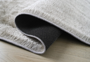 Ver imagem 1 de Tapete Esplendor Antiderrapante 100% Poliéster 100x140cm Jolitex - Esplendor Cinza