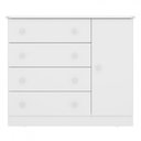 Ver imagem 1 de Cômoda Infantil Doce Sonho com 1 Porta e 4 Gavetas Qmovi