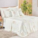 Ver imagem 1 de Cobre Leito King Top Line Estampado 180 Fios 3 Peças - Garden