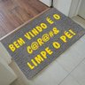 Tapete Capacho  -Bem Vindo, Limpe Os Pés 60x40 - 1