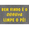 Tapete Capacho  -Bem Vindo, Limpe Os Pés 60x40 - 2