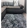 Tapete Felpudo Cinza Claro Mesclado 2,00x2,00 (Pelo Alto) - 2