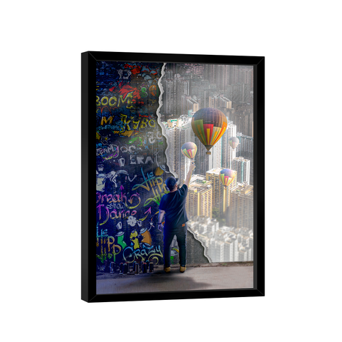 Quadro Grafite Balão -- BR ARTES