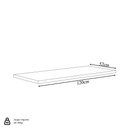 Ver imagem 4 de Tampo para Balcão de Cozinha Solari 120cm Mdf Jequitibá Fosco G77 - Gran Belo