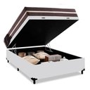 Ver imagem 5 de Cama Box Baú Casal + Colchão de Molas Prime Colchões Classic Superlastic 138x188x64 Branco