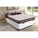 Ver mais imagens de Cama Box Baú Casal + Colchão de Molas Prime Colchões Classic Superlastic 138x188x64 Branco