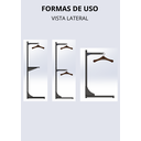 Ver imagem 5 de Kit Expositor Loja Estante Móvel Estrutura Cremalheira