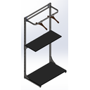 Ver imagem 1 de Kit Expositor Loja Estante Móvel Estrutura Cremalheira