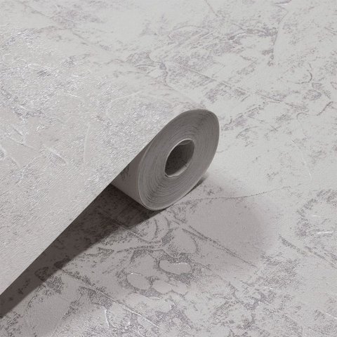 Papel de Parede Texturizado Greige Vinilico Lavável+ Cola para Aplicação