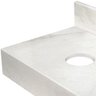 Bancada De Mármore Para Banheiro 70X44Cm Branco - 6