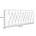 Ver imagem 3 de Painel Cabeceira Dubai para cama box-1,93 Mt-Suede Marrom