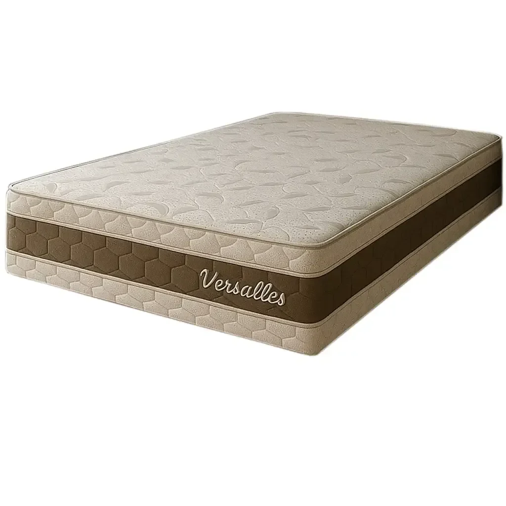 Colchão Versalles King D40 com Molas Ensacadas 30x203x193 Sobral Rezende Cor Bege - 1