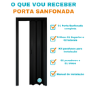 Ver imagem 5 de Porta Sanfonada Pvc 0,96x2,10 Multilit Preta