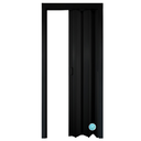 Ver imagem 3 de Porta Sanfonada Pvc 0,96x2,10 Multilit Preta