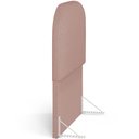 Ver imagem 6 de Cabeceira Cama Box 100cm Orgânica Lanna W01 Linho Rosê - Lyam Decor