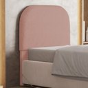 Ver imagem 2 de Cabeceira Cama Box 100cm Orgânica Lanna W01 Linho Rosê - Lyam Decor