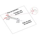 Ver imagem 4 de Piso Box De Banheiro 80x100 Trailer, Motorhome E Residência