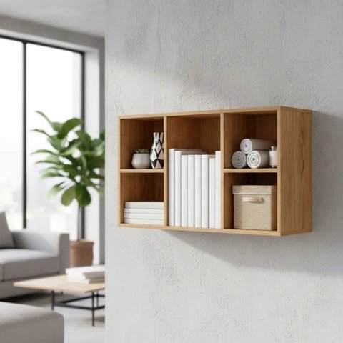 Nicho para Quarto Modulado Infinity Marrom Cedro