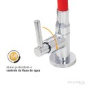 Ver imagem 4 de Torneira Cozinha Mesa Silicone Vermelho C62 Arejador Fixo