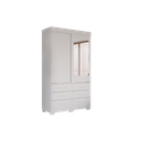 Ver imagem 1 de Roupeiro Salleto New Star 2 Pts C/ Pe e S/espelho (branco)