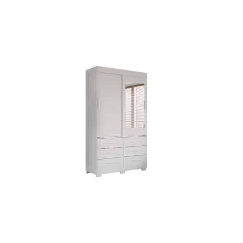 Roupeiro Salleto New Star 2 Pts C/ Pe e S/espelho (branco)