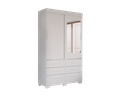 Ver imagem 1 de Roupeiro Salleto New Star 2 Pts C/ Pe e S/espelho (branco)