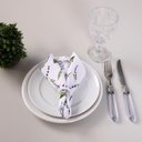 Ver imagem 3 de Kit 2 Guardanapos de Tecido Estampado Allegra 2 Peças 35cm X 35cm 100% Poliéster - Lavanda