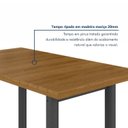 Ver imagem 7 de Mesa de Jantar 4 Lugares Madeira Maciça 120cm Mariana Preto/Cinamomo