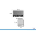 Ver imagem 3 de Kit Área Serviço 3 Peças Divina BH02 Titanium MGM