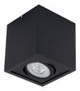 Ver imagem 1 de Plafon Spot Sobrepor Quadrado Box Preto Orluce + LED PAR20 Br. Frio ST2755