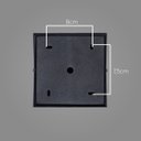 Ver imagem 5 de Plafon Spot Sobrepor Quadrado Box Preto Orluce + LED PAR20 Br. Frio ST2755
