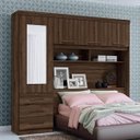 Ver imagem 1 de Guarda-Roupa Casal com Espelho 4 Portas Duster Albatroz Móveis