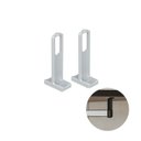 Ver imagem 1 de Suporte Topo Cabideiro Vesto Rm 282 Aluminío Fosco Rometal