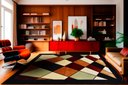 Ver imagem 1 de Tapete Rayza Marbella Moderno Vitral 2.50m X 3.50m