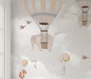 Ver imagem 2 de Papel de parede balão elefantinha infantil safári animal M² PP123