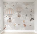 Ver imagem 1 de Papel de parede balão elefantinha infantil safári animal M² PP123