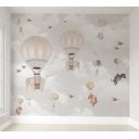 Ver imagem 1 de Papel de parede balão elefantinha infantil safári animal M² PP123