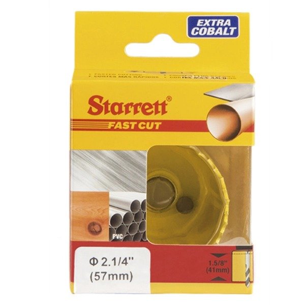 Serra Copo Bi-metal 57mm Fast Cut Fch0214-g Starrett - 2