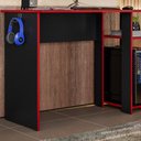 Ver imagem 3 de Mesa Escrivaninha Gamer Slim Peternella Móveis