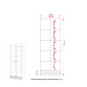 Ver imagem 7 de Cristaleira com 2 Portas de Vidro - Natural