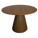 Ver imagem 1 de Mesa de Jantar Cone Redonda 160 Cm Base Pau Ferro