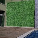 Ver imagem 1 de Kit 17 Folhagem Verde Artificial para Decoração de Jardins Verticais com UV
