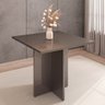 Mesa Sala De Jantar 90cm Tampo Sem Vidro Paris C14 Cinza Perola - Mpozenato - 3